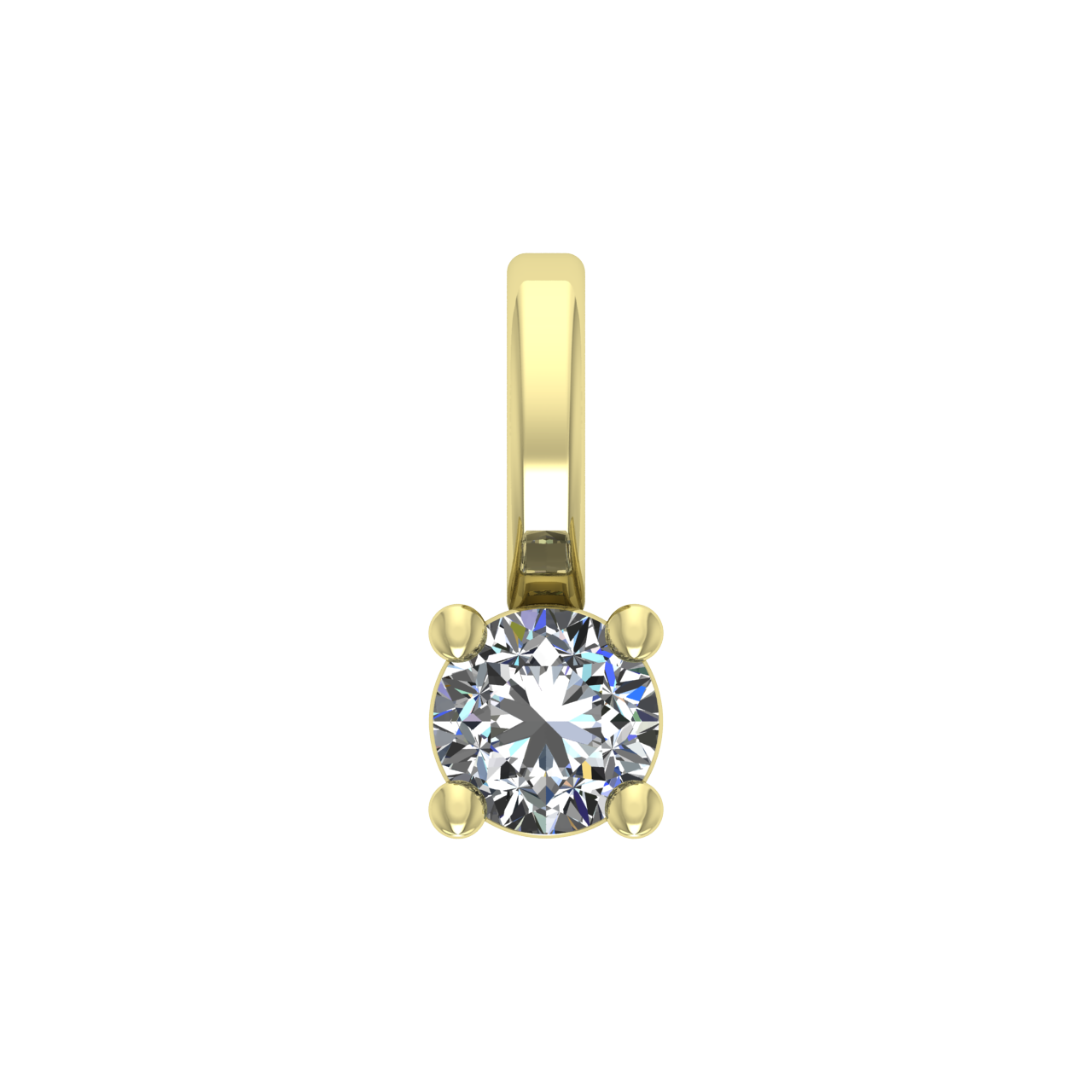 SOLITAIRE DIAMONDS 2.30mm ROUND PENDANT